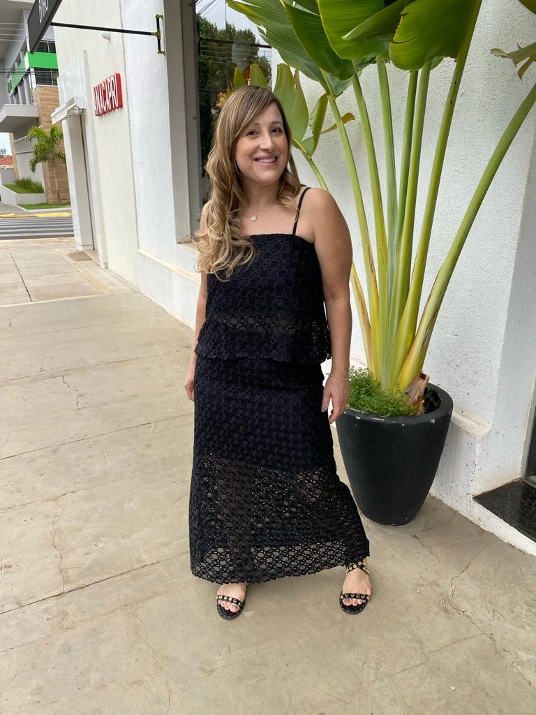 Conjunto Renda Guipir Aurora